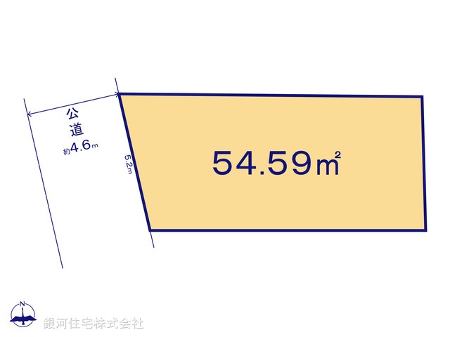G00398259 東京都練馬区春日町２丁目 土地 2780万円【区画図】