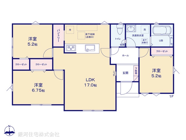 G00398308 東京都西多摩郡瑞穂町大字高根 新築一戸建て 3580万円【間取図】