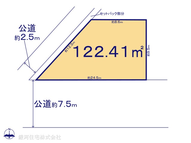 G00398335 千葉県市川市大野町４丁目 土地 2799万円【区画図】