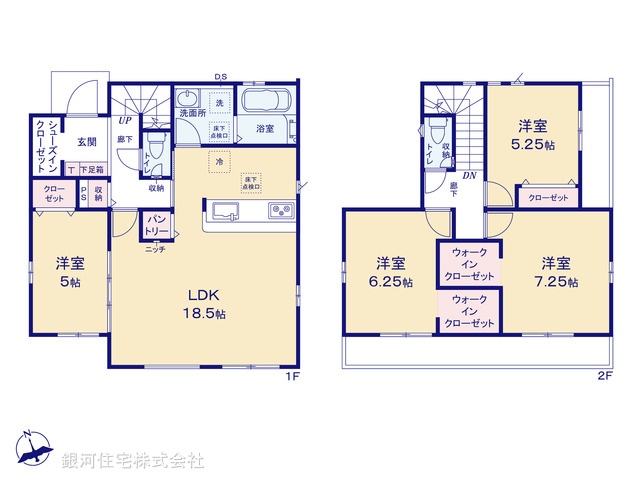 G00398338 千葉県柏市塚崎 新築一戸建て 2980万円【間取図】