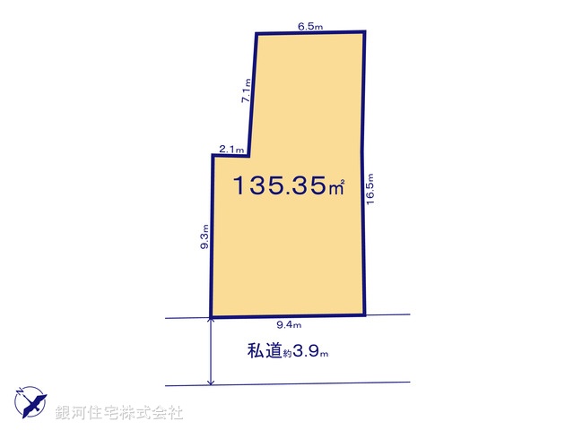 G00398386 千葉県市川市曽谷４丁目 土地 2798万円【区画図】
