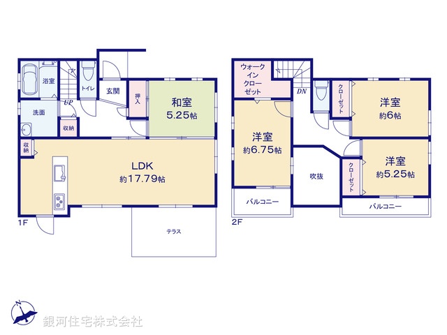 G00398421 千葉県松戸市高塚新田 中古一戸建て 2999万円【間取図】