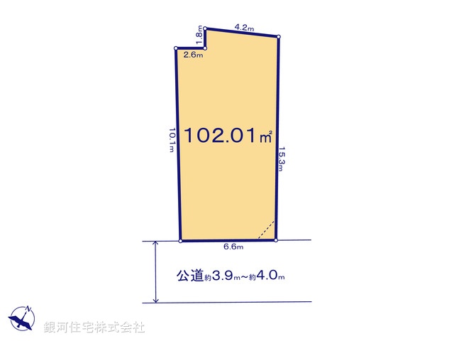 G00398430 東京都国分寺市東戸倉２丁目 土地 5500万円【区画図】