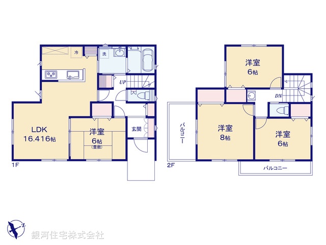 G00398489 千葉県四街道市みそら４丁目 新築一戸建て 3290万円【間取図】