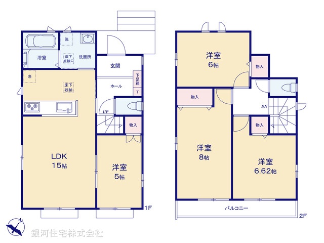 G00398493 千葉県船橋市大穴北２丁目 新築一戸建て 2990万円【間取図】