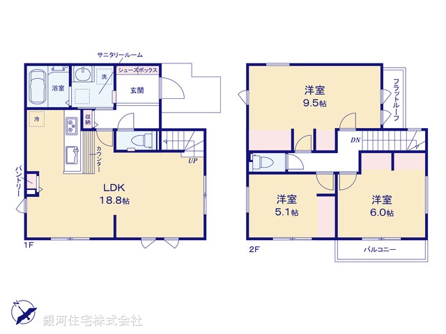 G00398497 千葉県千葉市緑区高津戸町 新築一戸建て 4190万円【間取図】