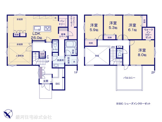 G00398504 千葉県浦安市舞浜３丁目 新築一戸建て 1億5800万円【間取図】