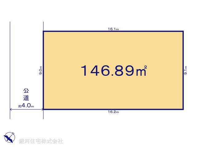 G00398725 千葉県千葉市花見川区柏井４丁目 土地 2598万円【区画図】