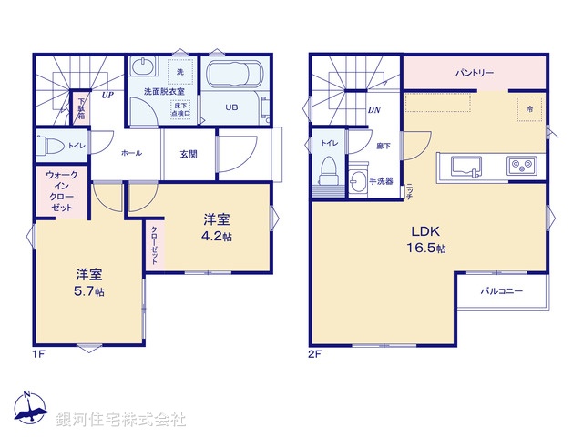G00398756 千葉県松戸市西馬橋１丁目 新築一戸建て 3090万円【間取図】
