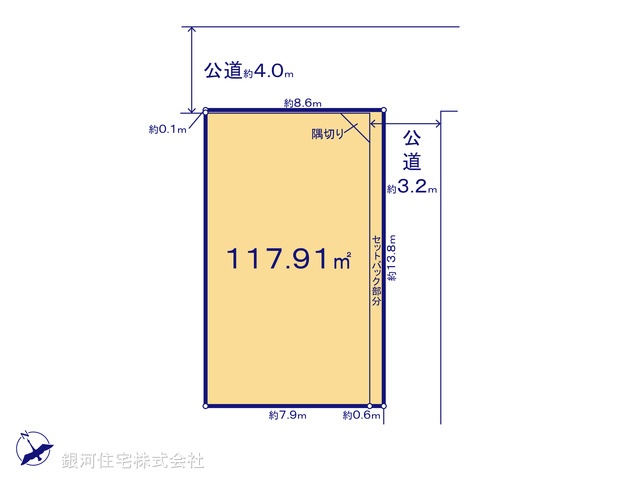 G00398966 東京都杉並区本天沼３丁目 土地 1億1000万円【区画図】