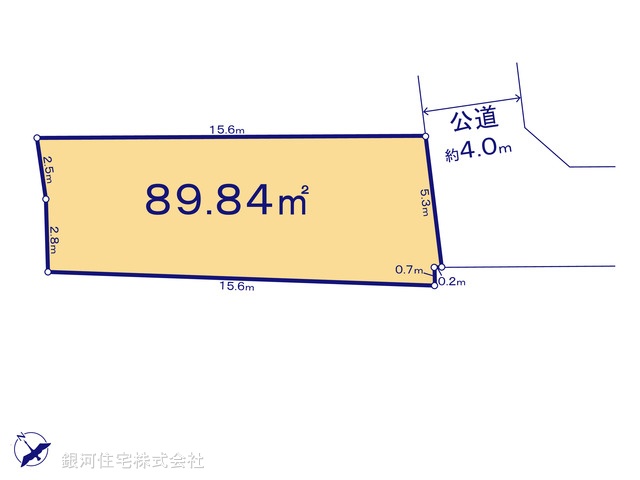G00399027 神奈川県相模原市南区御園１丁目 土地(建築条件付土地) 2630万円【区画図】