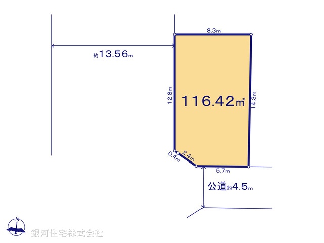 G00399031 神奈川県相模原市緑区下九沢 土地 1730万円【区画図】