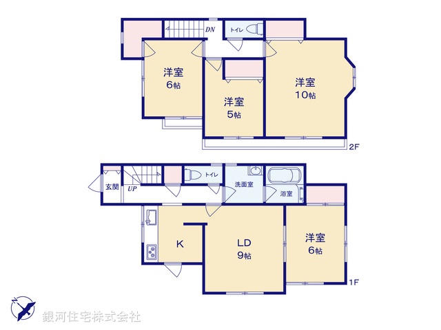 G00399162 東京都町田市木曽東３丁目 中古一戸建て 3780万円【間取図】