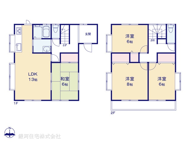 G00399267 埼玉県上尾市大字上野 中古一戸建て 1199万円【間取図】