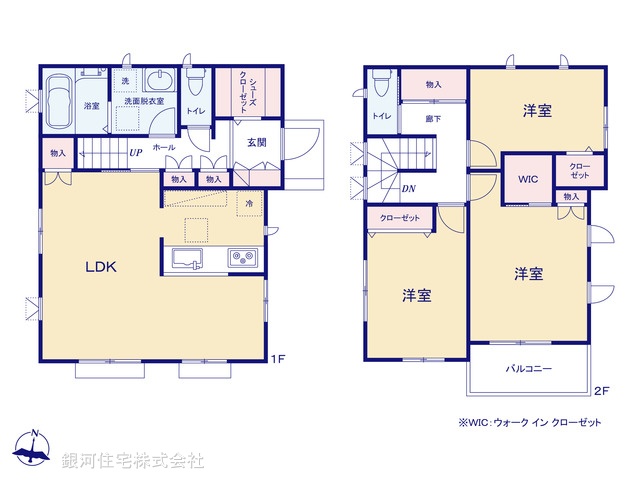 G00399413 神奈川県横浜市金沢区富岡西７丁目 新築一戸建て 5480万円【間取図】