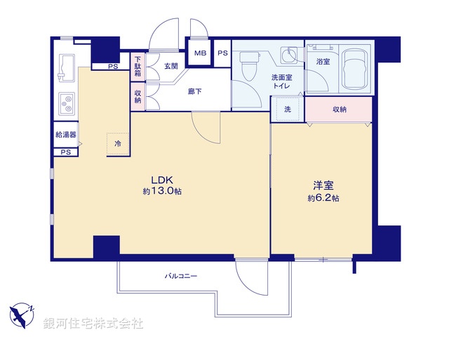 G00399477 東京都板橋区成増２丁目 中古マンション 5780万円【間取図】