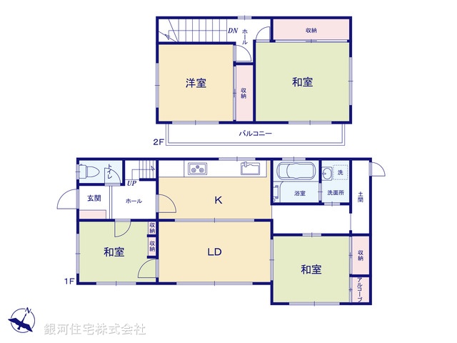 G00399481 千葉県習志野市藤崎３丁目 中古一戸建て 1690万円【間取図】