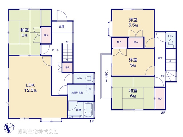 G00399539 埼玉県鴻巣市稲荷町 中古一戸建て 1499万円【間取図】