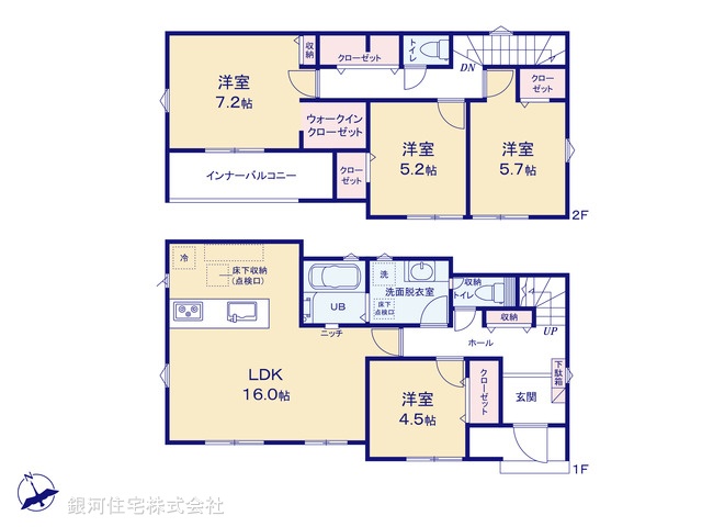 G00399566 千葉県四街道市さちが丘２丁目 新築一戸建て 3380万円【間取図】