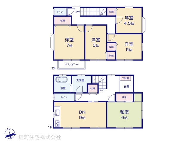 G00399740 千葉県袖ヶ浦市代宿 中古一戸建て 1999万円【間取図】