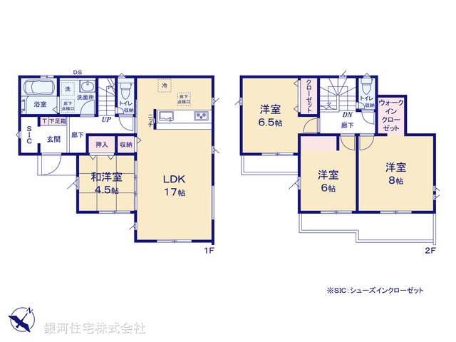 G00399754 千葉県松戸市中和倉 新築一戸建て 4790万円【間取図】
