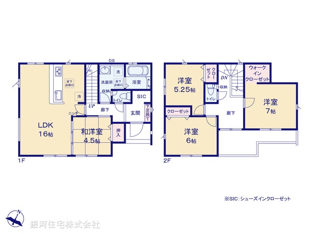 G00399755 千葉県松戸市中和倉 新築一戸建て 3990万円【間取図】