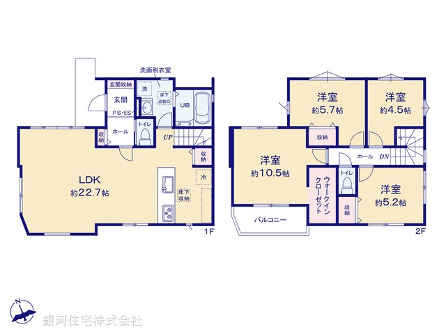G00399871 千葉県柏市松ヶ崎 新築一戸建て 4199万円【間取図】