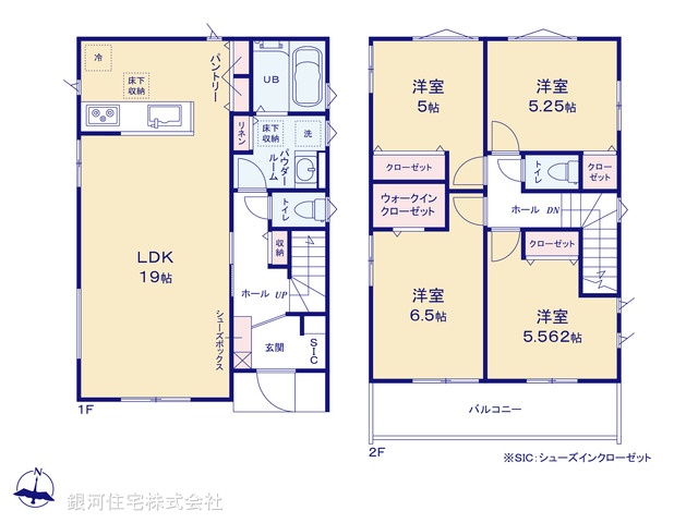 G00399949 神奈川県横須賀市森崎４丁目 新築一戸建て 3680万円【間取図】