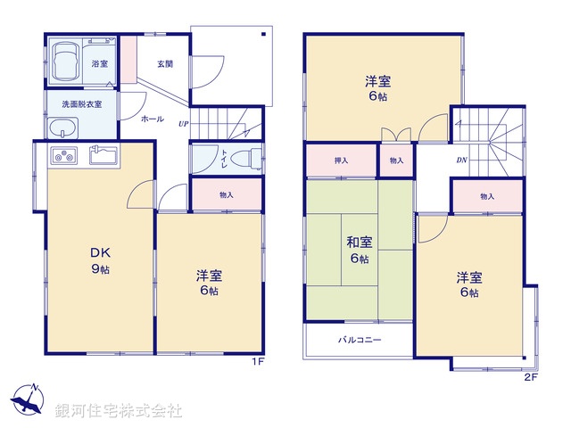 G00399953 埼玉県さいたま市岩槻区城町２丁目 中古一戸建て 1999万円【間取図】