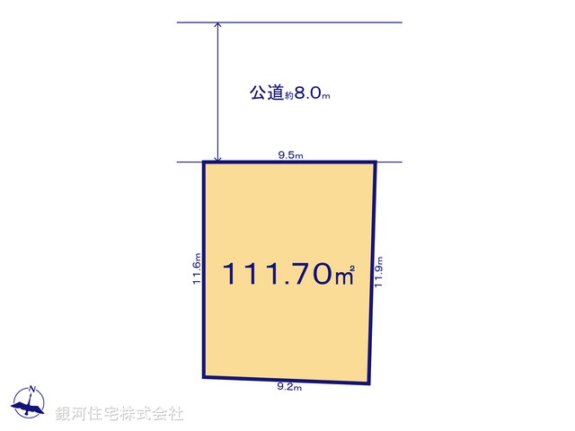 G00400019 千葉県松戸市小金 土地 3850万円【区画図】