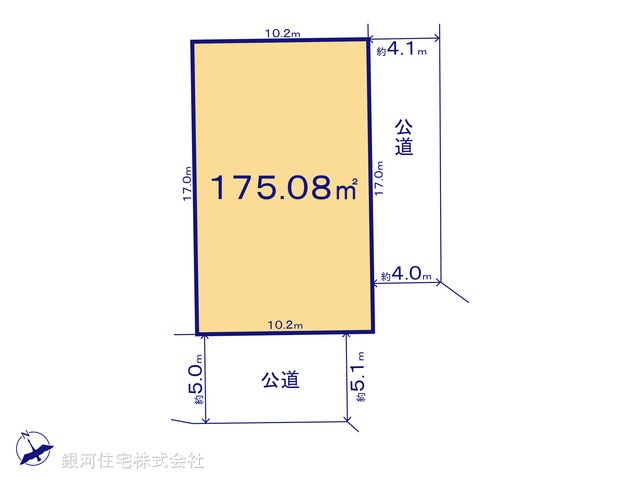 G00400020 千葉県船橋市三山９丁目 土地 3200万円【区画図】