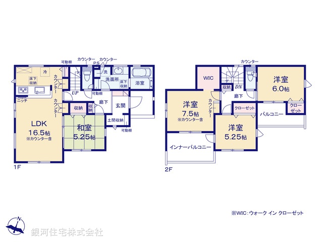 G00400026 埼玉県鴻巣市滝馬室 新築一戸建て 3990万円【間取図】
