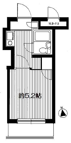T00080084 東京都稲城市矢野口 中古マンション 590万円【間取図】
