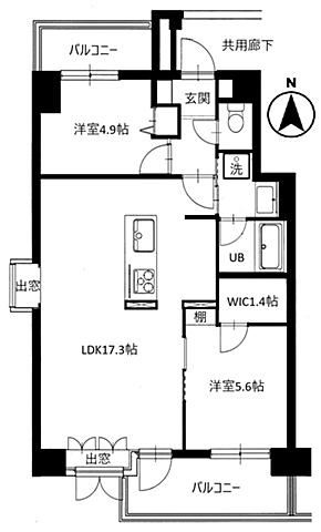 T00080110 東京都板橋区南町 中古マンション 5990万円【間取図】